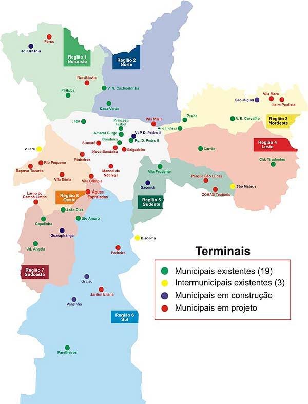 Зураг автобусны терминал нь Сао Пауло