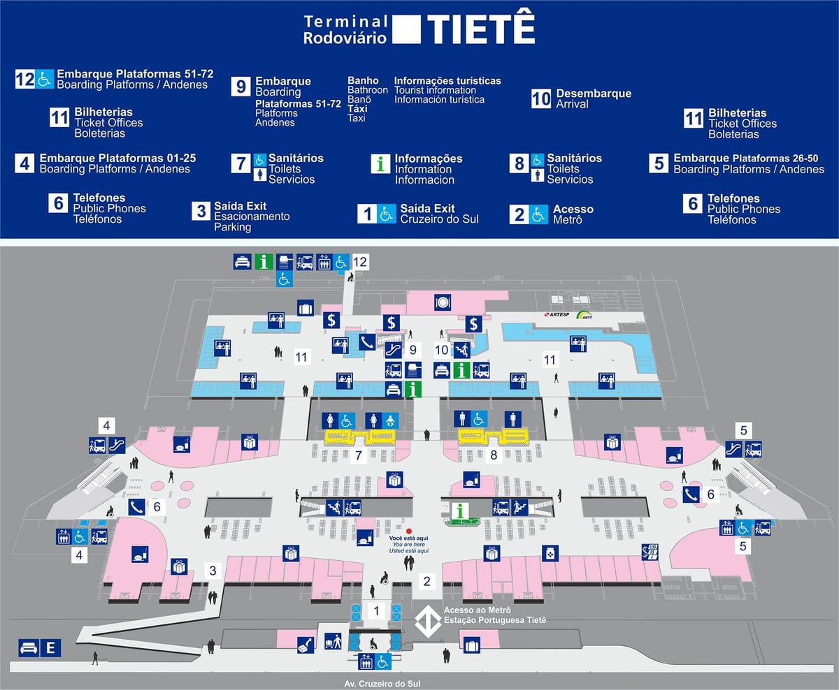 Зураг автобусны терминал Tietê