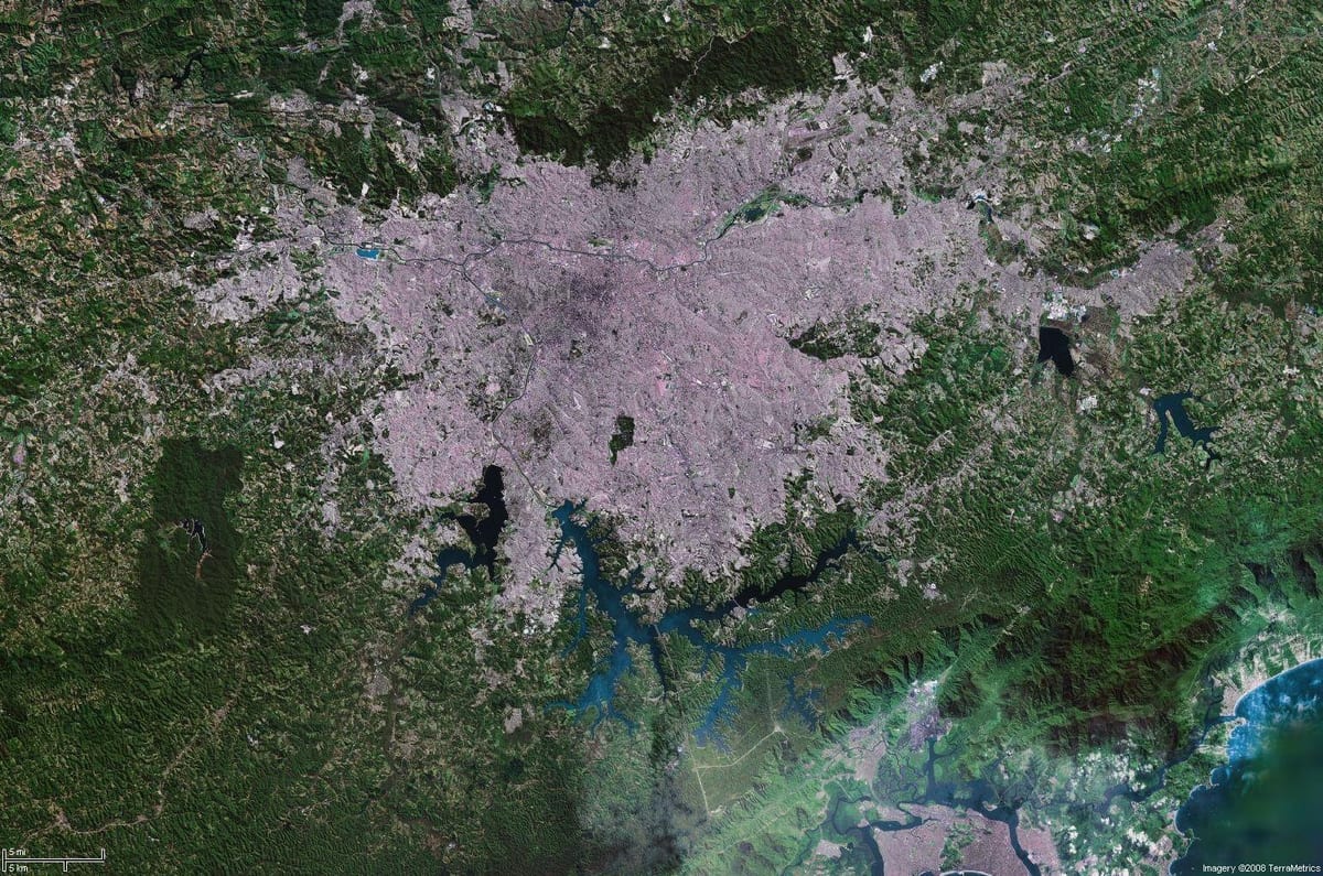 Зураг Сао Пауло хиймэл дагуулын