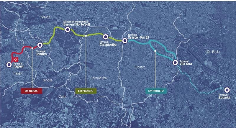 Зураг corredor metropolitano Itapevi