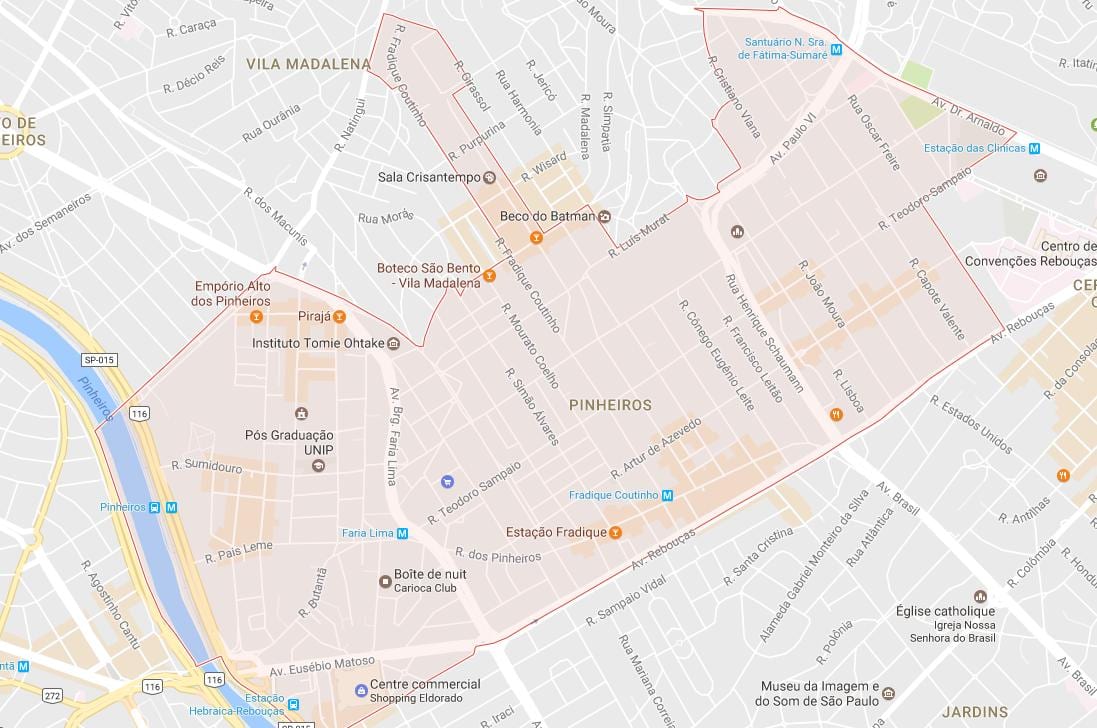 Зураг Pinheiros Сао Пауло