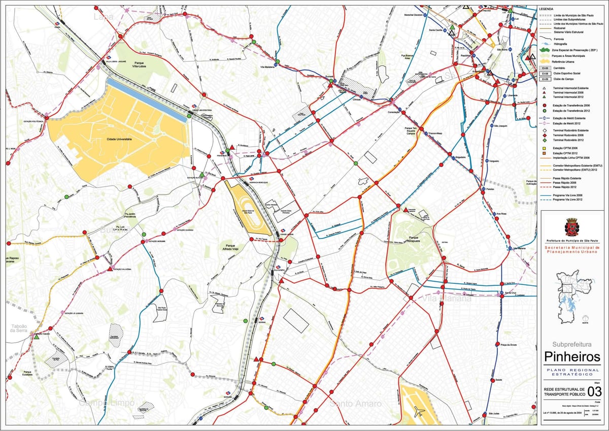 Зураг Pinheiros Сао Пауло - Нийтийн тээвэр