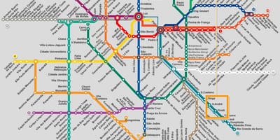 Зураг Сан Паулогийн метроны сүлжээ