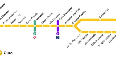 Зураг Сао Пауло monorail - Line 17 - Алт