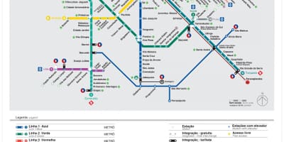 Зураг тээвэр Сао Пауло - EMTU/SP - метро - CPTM