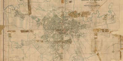 Зураг нь хуучин Сао Пауло - 1916