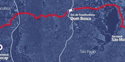 Зураг corredor BRT metropolitano Perimetral Leste