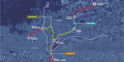 Зураг corredor Metropolitano Guarulhos - Tucuruvi