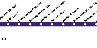 Зураг CPTM Сао Пауло - Шугам 12 - Индранил