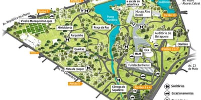 Зураг Ibirapuera Парк Сао Пауло